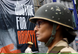 West Bengal Protest Train Tracks and Buses Blocked