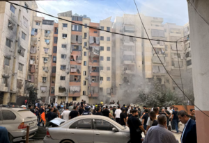 Israel Strikes Hezbollah Commander in Beirut. a