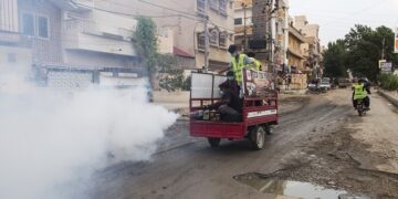 Fumigation Operations Against Dengue to Commence in 25 Town Municipal Corporations of Karachi.