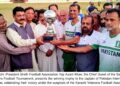 PAKISTAN INTERNATIONAL VETERANS TRIUMPH INSECOND KARACHI VETERANS FOOTBALL TOURNAMENT.