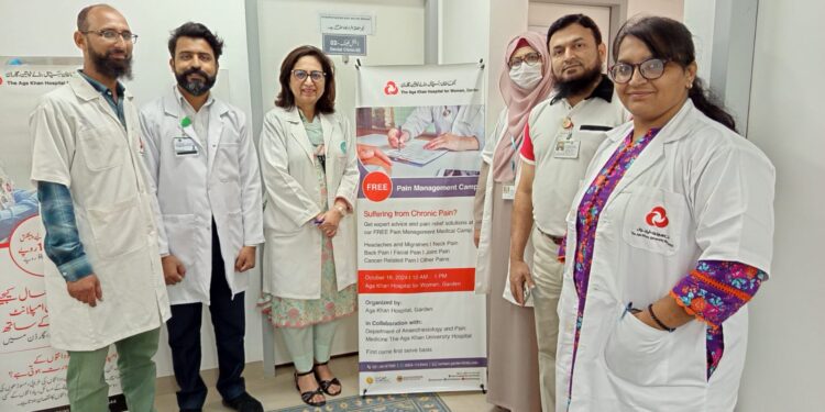 AKUH organized a Free Medical Camp for Chronic Pain at Aga Khan Hospital for Women, Garden.
