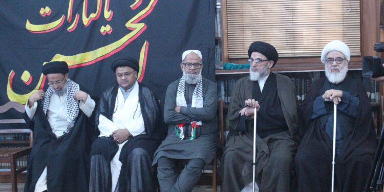 A grand memorial ceremony in the memory of martyr Hezbollah leader Seyyed Hassan. Nasrallah.