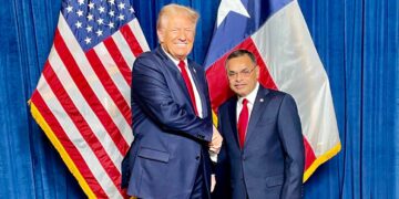 Muhammad Saeed Sheikh met President Donald J.Trump in Houston.