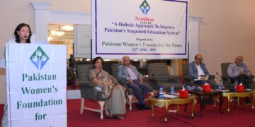 Pakistan Women’s Foundation for Peace held a Seminar on the subject “A Holistic Approach To Improve Pakistan’s Stagnated Education System.