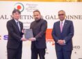 Mr. Ahmed H. Kapadia presents his book “Executive Doodles”, Pakistan’s first-ever book on Marketing and Advertising, to His Excellency Hattori Masaru, Japanese C.G in Karachi.