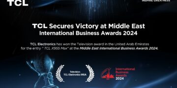 TCL Electronics Wins Middle East International Business Award 2024 For 115” X955 MAX TV.