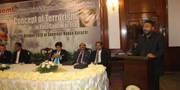 Pakistan Print & Electronic Media Foundation (PPEMF) Organize BooK Launching ” Concept of Terrorism In the Post Cold Era” Written By SHAMA MUNSHI at Governor House Karachi.