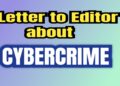 Letter to the Editor: A Growing Cyber Threat in Pakistan.