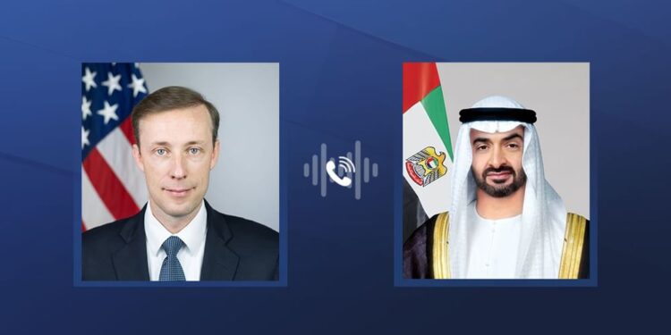 Readout of National Security Advisor Jake Sullivan’s Call with His Highness President Sheikh Mohamed bin Zayed Al Nahyan of the United Arab Emirates.