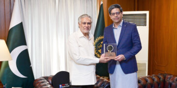 Deputy PM Ishaq Dar Meets CCP Chairman Dr. Kabir Sidhu.