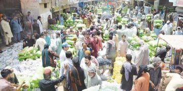 The Market Committee of the sabzi mandi in Karachi