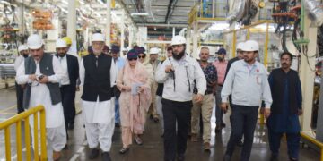 NA Standing Committee on Industries&Production visits Toyota Indus