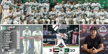 Another victory of Pakistan baseball team in the United Baseball Arab Classic over strongest rival UAE by 10-3 runs.