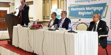 Minster for Finance Muhammad Aurangzeb Inaugurates SECPs Electronic Mortgage Register for Banks and Financial Institutions.