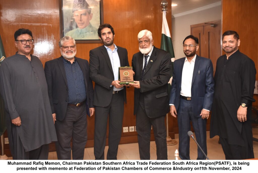 Pakistan Raja Rafiq The delegation of Pakistan Southern Africa Trade Federation South ...