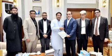 A deligation of ABAD led by chairman Hassan Bakshi WithTeam met with provincial Minister for Home.