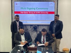 Picture - MoU Signing between Pak-Qatar Group & ILMA University