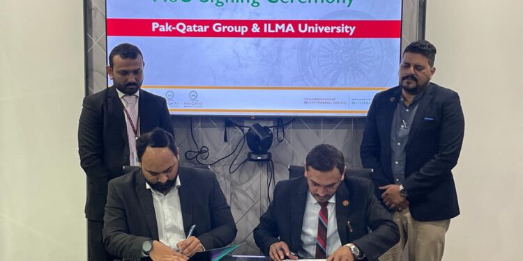 Pak-Qatar Group and ILMA University sign a Memorandum of Understanding,