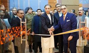 BOP Exchange Inauguration Ceremony at Tricon Center in Lahore.