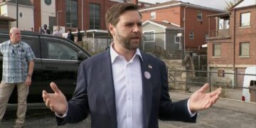 Vance says he’s lost friends over Trump support after voting in Ohio.