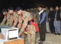 Funeral prayer for Shaheed Major offered at Miran Shah