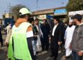 Commissioner Syed Hassan Naqvi visited East and Central districts, accompanied
