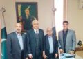 Pakistan Romania Business Council Delegation Meets with Justice (R) Irfan Qadir,