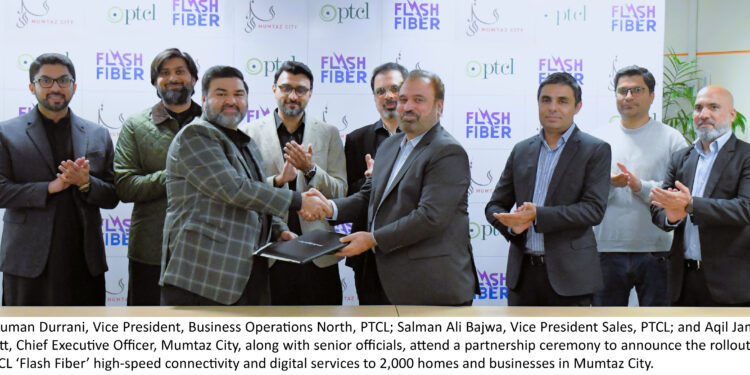 PTCL Partners with Mumtaz City to Empower 2,000 Homes