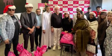 LADIESFUND Bhook Mitao Spreads Christmas Cheer with 250 Food Rations for Christian Community