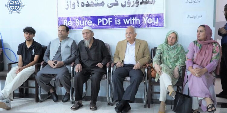 Mock poll for visually impaired persons 