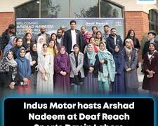 Arshad Nadeem attends Deaf Reach School’s annual sports day in Lahore