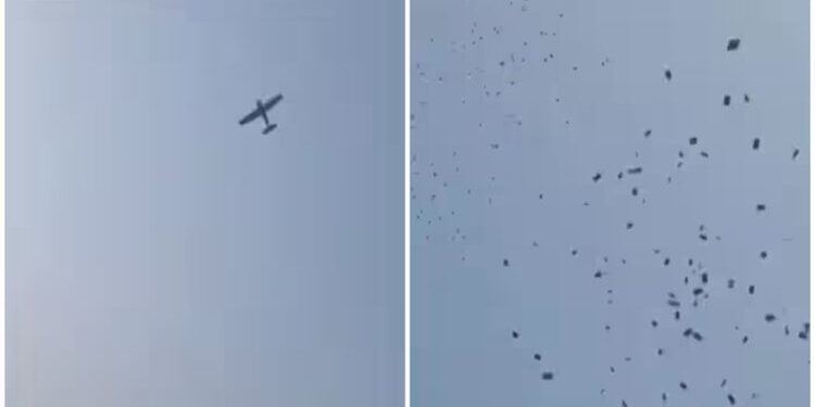 Watch: Groom’s friend rains cash on bride’s house in Pakistan