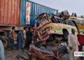 Six dead, 15 injured in trailer-van collision