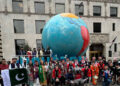 Houston Karachi Sister City Association in collaboration HPALC & PSA-UH featured Pakistan’s rich, vibrant & colorful Culture on the Sister Cities of Houston float at the 75th HEB Annual Thanksgiving Day Parade. 