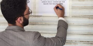 RTO-1 carried out multiple actions on a single day; seals pharmacies in Bahadurabad and Malir and a hardware outlet in Saddar