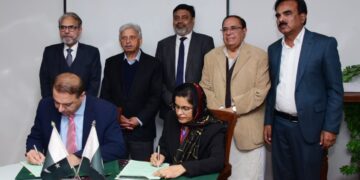 Ministry of National Food Security&Research signs agreement with HEJ, International Centre for Chemical and Biological Sciences.