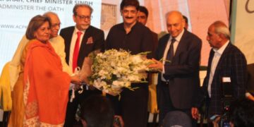Chief Minister Sindh Syed Murad Ali Shah Administers Oath to Newly Elected Governing Body Members of Arts Council of Pakistan Karachi