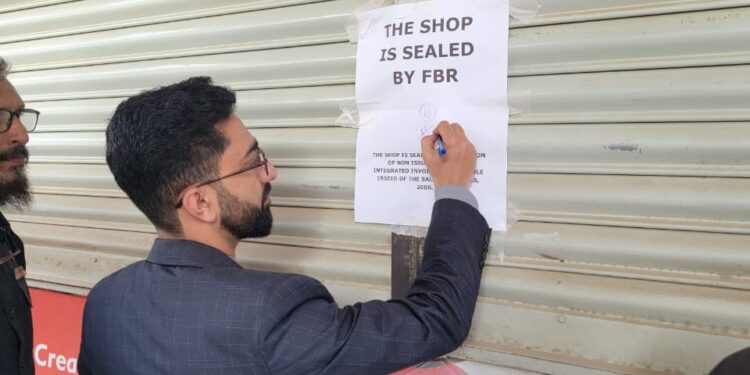 RTO-1 continues action against PoS violations; seals another medical store in Saddar. .