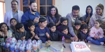 Chef Sadia Ali celebrated her first anniversary with Orphan kids