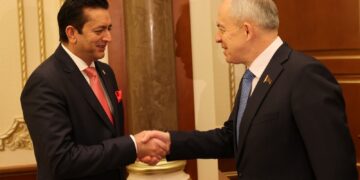 Ambassador Sajjad Haider Khan Bids Farewell to H.E. Igor Sergeenko