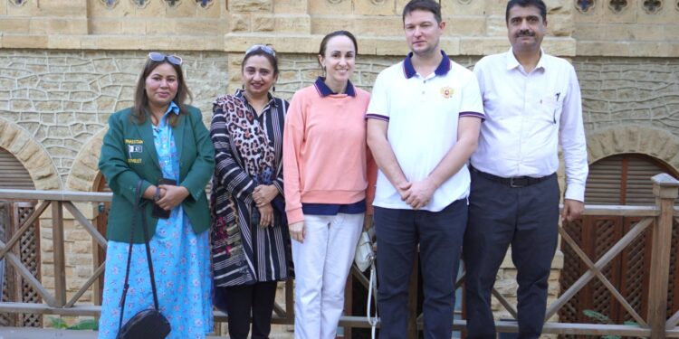 Ruslan M Prokhorov Director of Russian house in Karachi Pakistan this program was head buy him