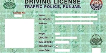 Punjab Traffic Police Announces New Annual Fees for Driving Licenses from January 2025