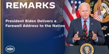 REMARKS BY PRESIDENT BIDEN IN A FAREWELL ADDRESS TO THE NATION