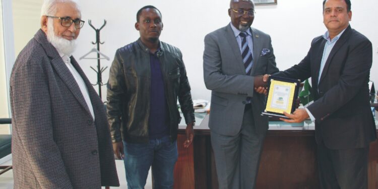 Meeting of Mr. Amb. Daniel Mumina Nganda Deputy Head of Mission Kenya High Commission with DG, PSQCA on to ease the Trade