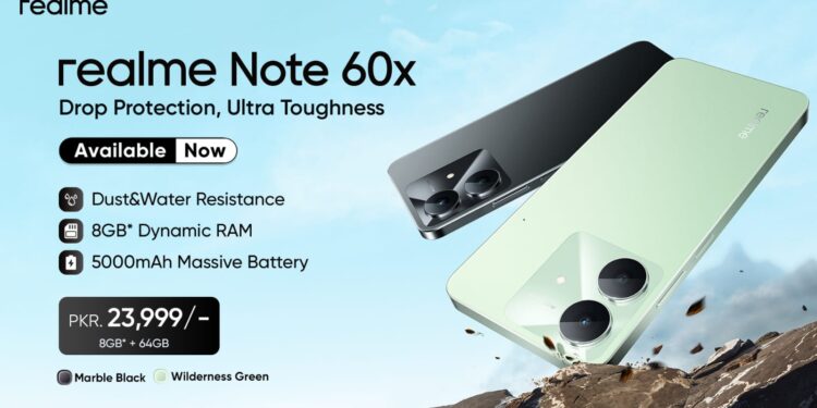 realme Note 60x: Pakistan’s Favorite Entry-Level Smartphone Series is Back with  Enhanced Durability