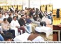 Residents of District West floods complaints against various institutions at Khuli Katcheri organised by Federal Ombudsman Karachi