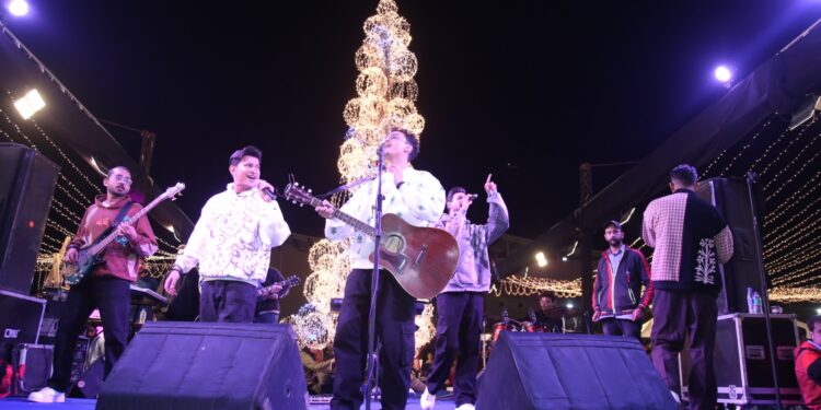 German winter market 2025 held Over 75 stall were set up