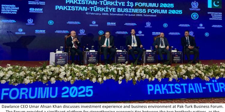 Dawlance CEO discusses investment experience and business environment at  Pak-Turk Business Forum