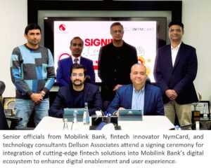 English_Photo Caption_Mobilink, NymCard, Dellson Partnership