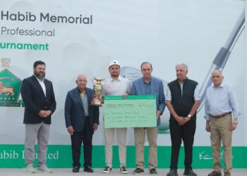 14th Rashid D. Habib Golf: Ahmad Baig defended his title